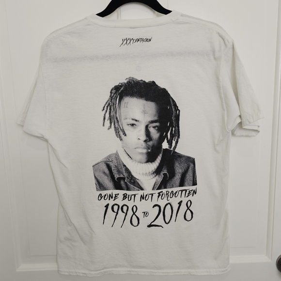 XXXTentacion Gone But Not Forgotten 1998 to 2018 Short Sleeve TShirt Size XS - Picture 4 of 7